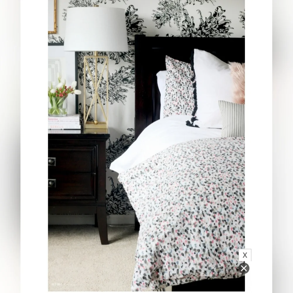 NEW IKEA Smastarr Twin Duvet Cover 86 x 64 Abstract Dot Print Multi Color